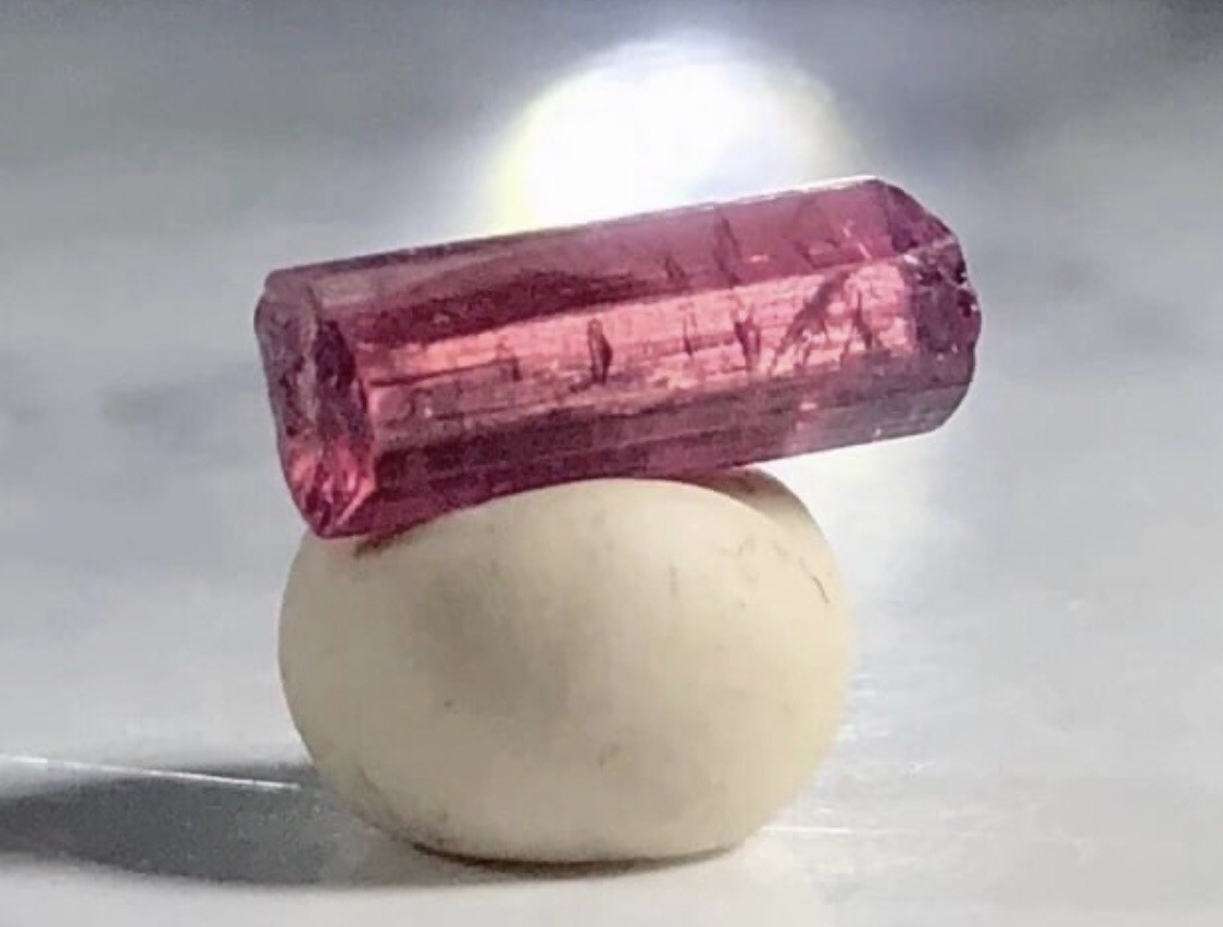 Cruzeiro Mine of Minas Gerais Brazil Pink Red Rubellite Tourmaline Small Crystal