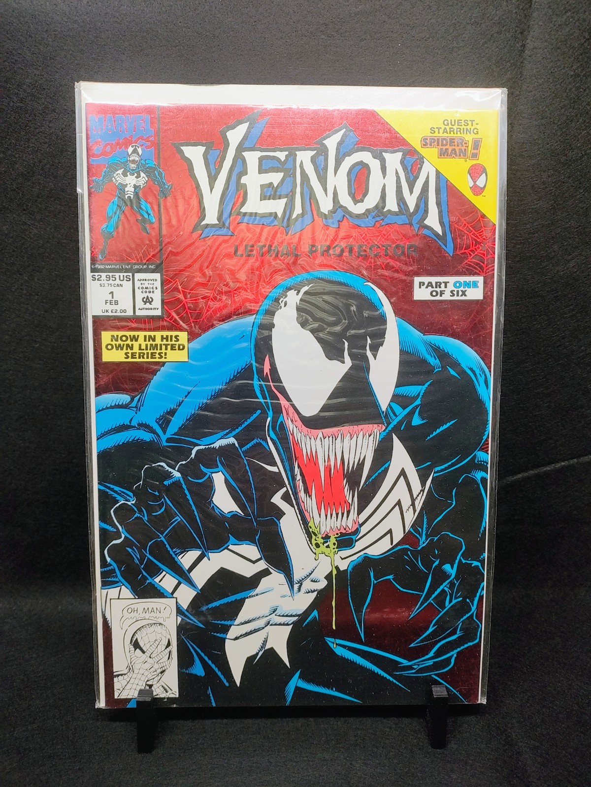 Venom: Lethal Protector Vol. 1 No. 1 Feb. 1993 Part One of Six HOLOGRAPHIC COVER Venom: Lethal Protector Vol. 1 No. 1 Feb. 1993 Part One of Six HOLOGRAPHIC COVER