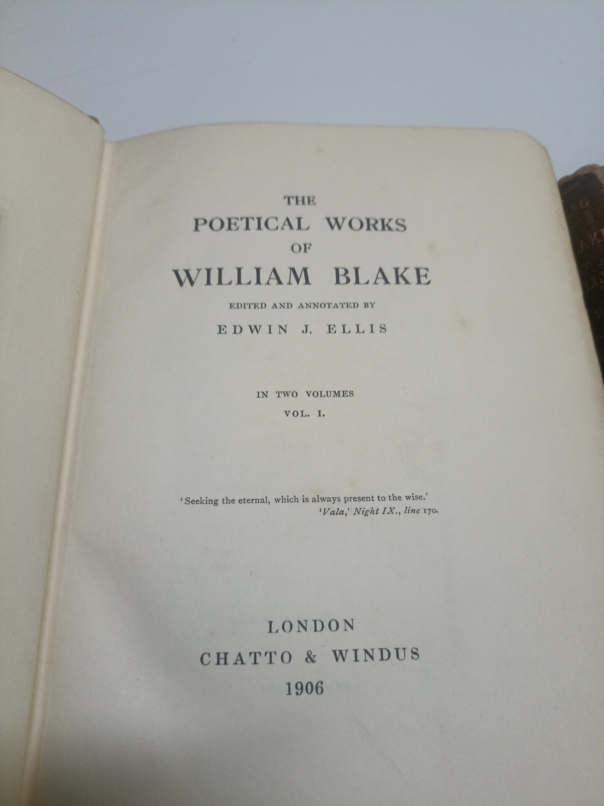 The Poetical Works Of William Blake Rare Books