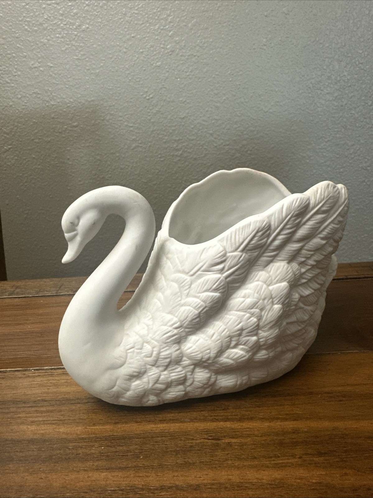 Vintage FTDA Ceramic Swan 1988 White