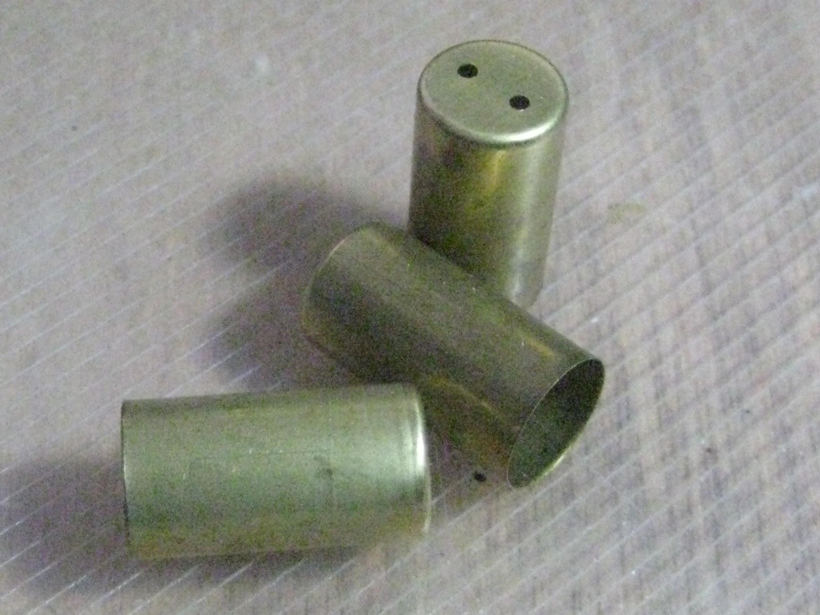 (Quan 50) Neon Brass Electrode Caps (see pics for size)  NEW