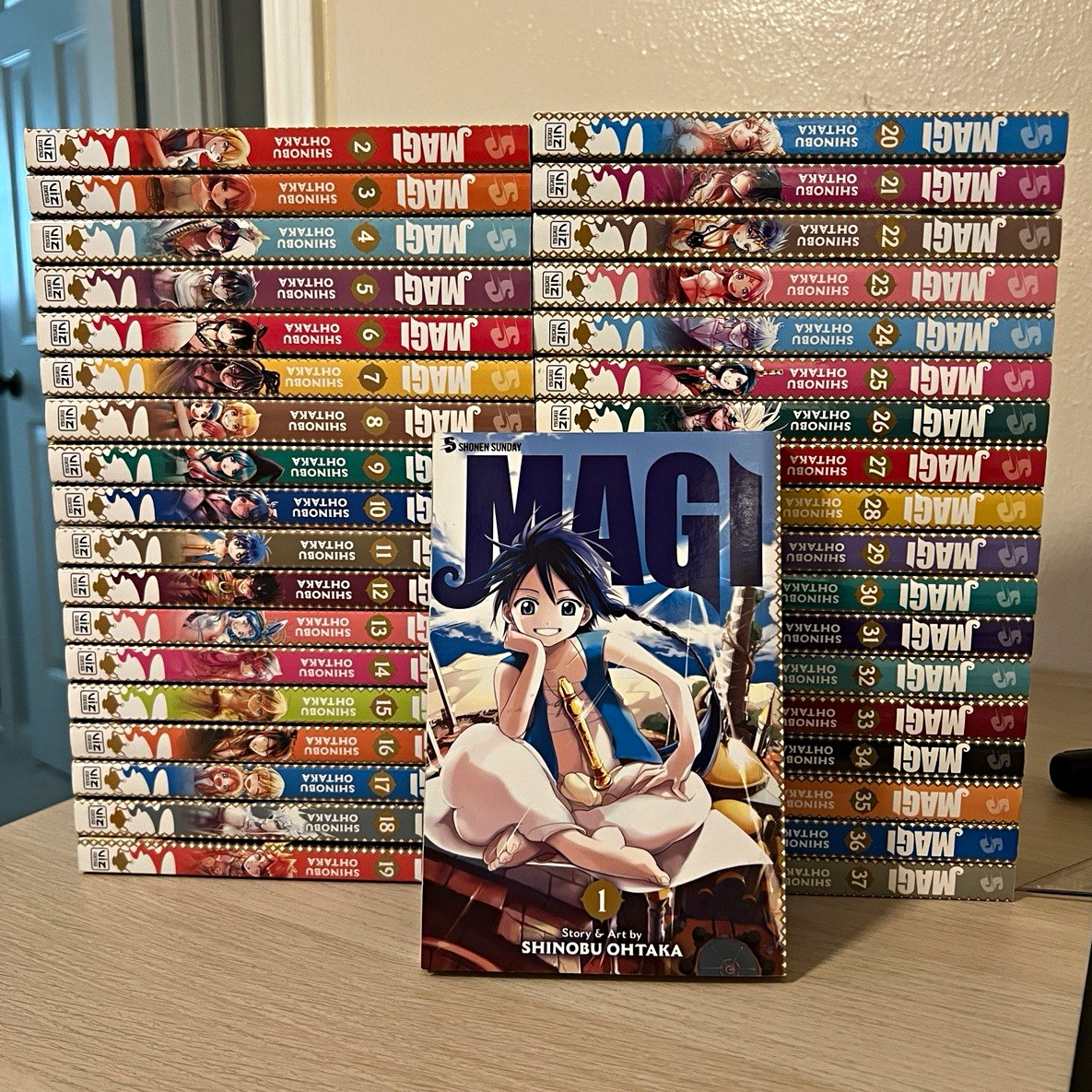 Magi The Labyrinth of Magic Complete Manga Set Vols 1-37 English VIZ Magi The Labyrinth of Magic Complete Manga Set Vols 1-37 English VIZ