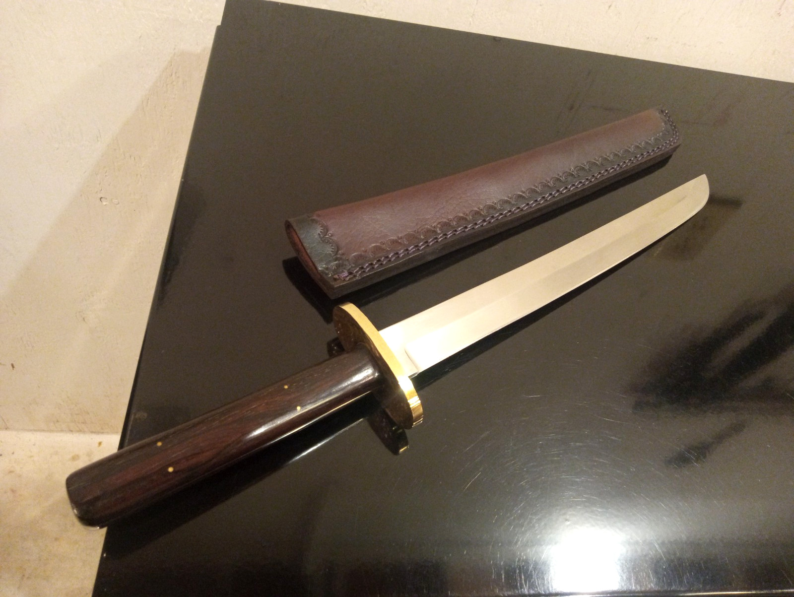 Very Rare Vintage (88') Custom 1-of-a kind HARRISON 17.75'' Short Sword. 154CM Very Rare Vintage (88') Custom 1-of-a kind HARRISON 17.75'' Short Sword. 154CM