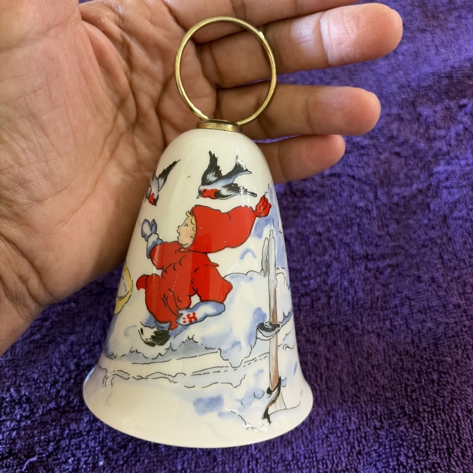 Vintage Rorstrand Christmas Bell Vintage Rorstrand Christmas Bell
