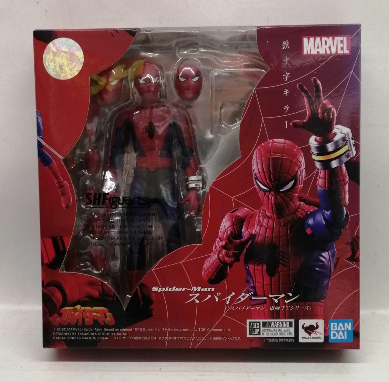 BANDAI SPIRITS S.H. Figuarts Spider-Man Toei TV Series Action Figure JAPAN Used