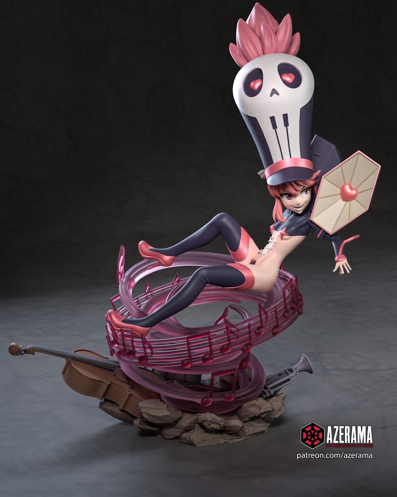 1:8 Nonon Jakuzure Kill la Kill Fan Art UNPAINTED Resin Garage Kit