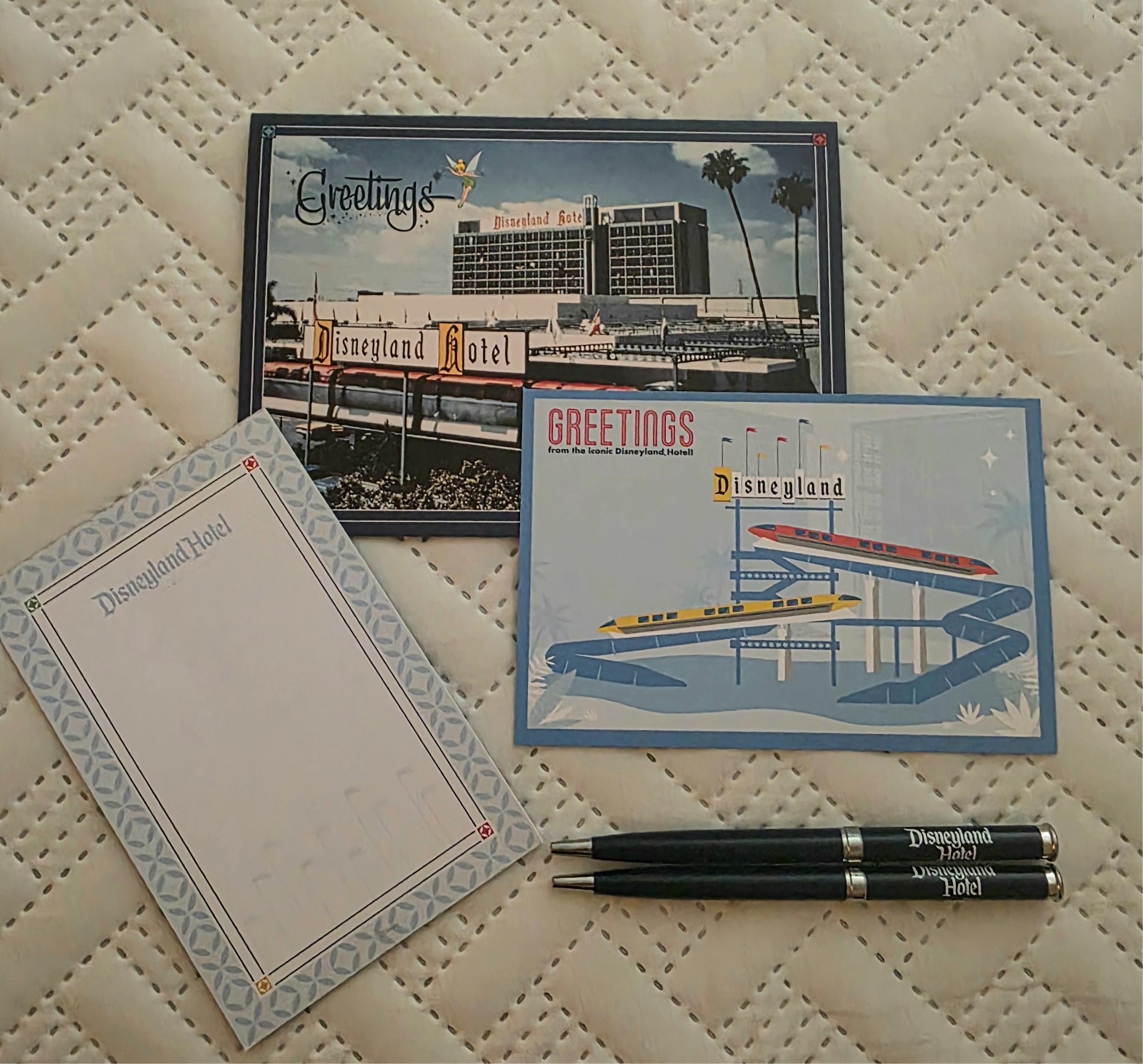Disneyland Hotel-Vintage-style stationery Lot-NEW Disneyland Hotel-Vintage-style stationery Lot-NEW