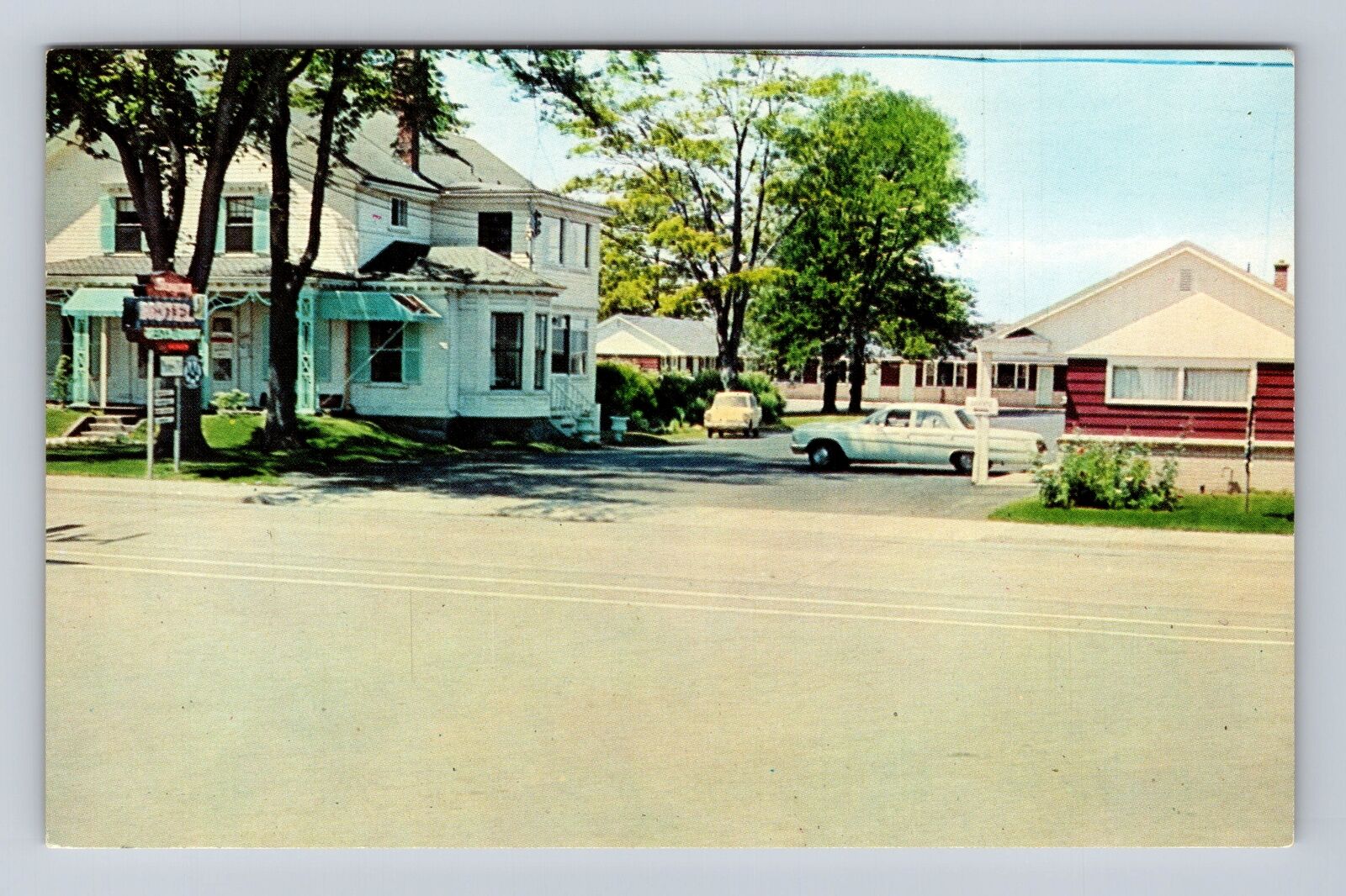 Truro Nova Scotia-Canada, The Glengarry Motel And Restaurant, Vintage Postcard