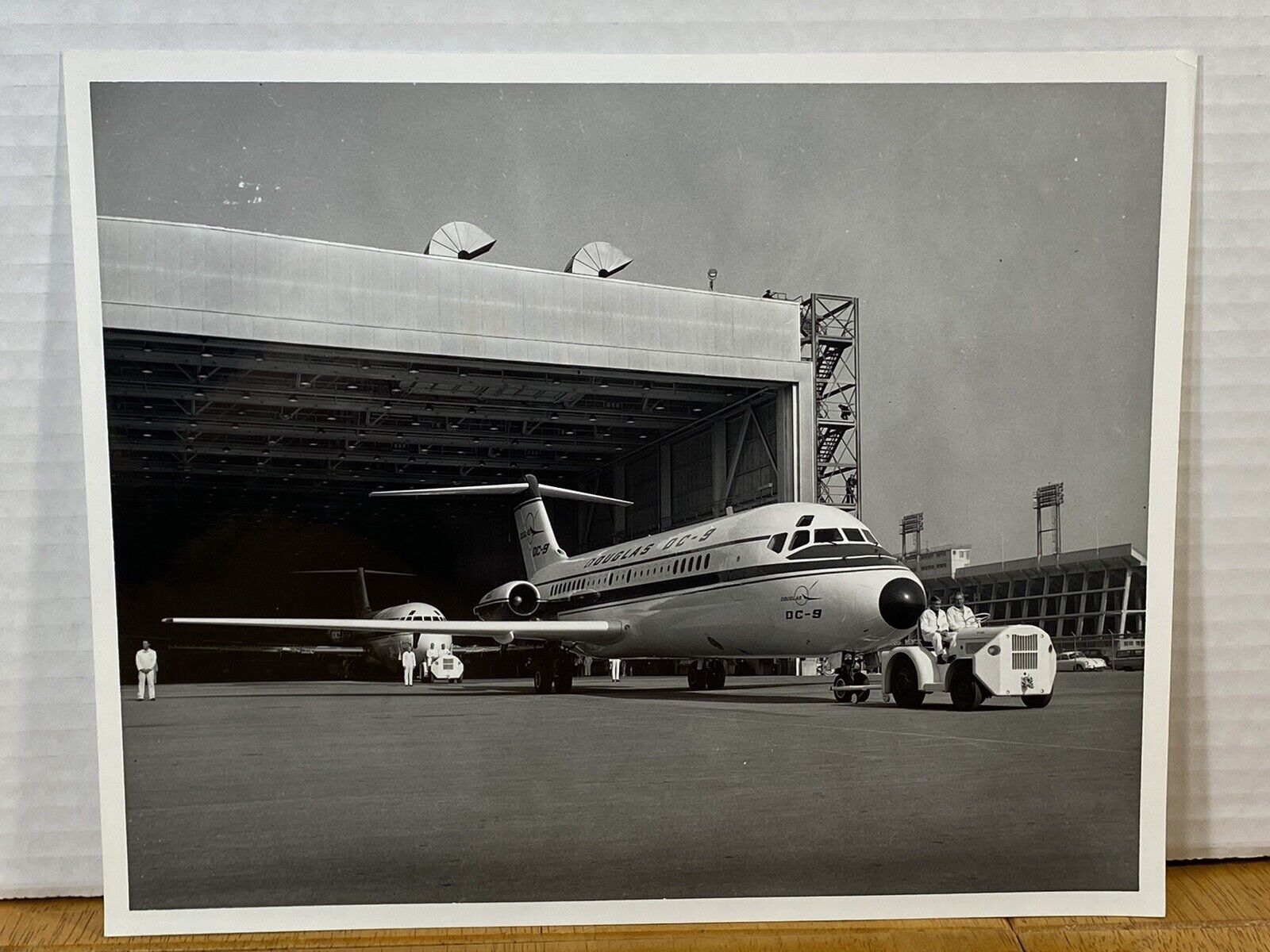 Douglas DC-9 Jet Airliner VTG B&W Vintage Stamp C 69248
