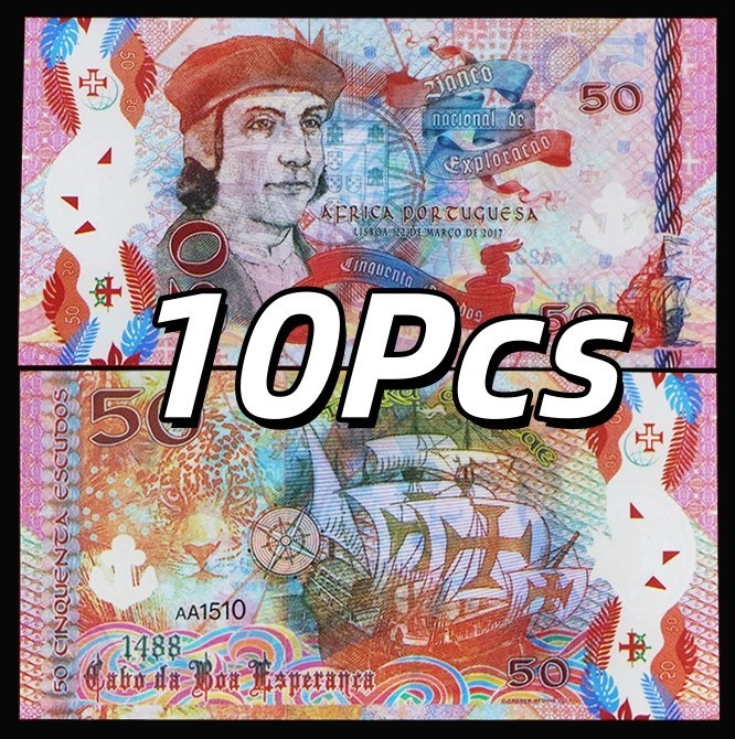 Portuguese South Africa, 10 Pcs x 50 Escudos, 2017 Private Issue Polymer
