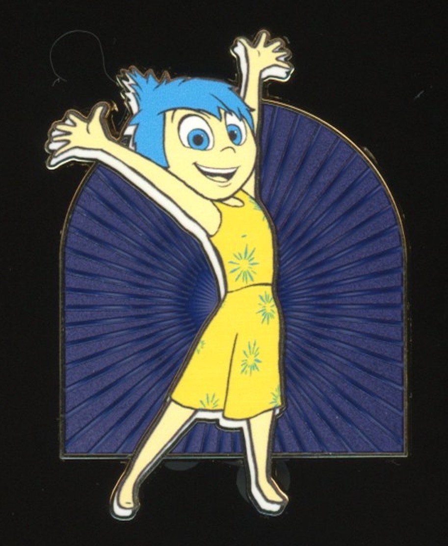 2025 D23 Gold Member Classics Fan Favorites Joy Inside Out Disney Pin