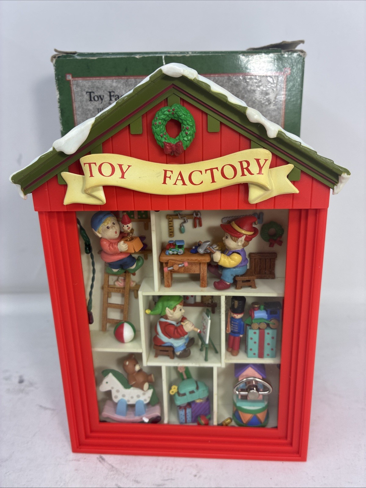 Rare-Vintage 1991 Enesco Small World Of Music ( Toy Factory) Tested (working)