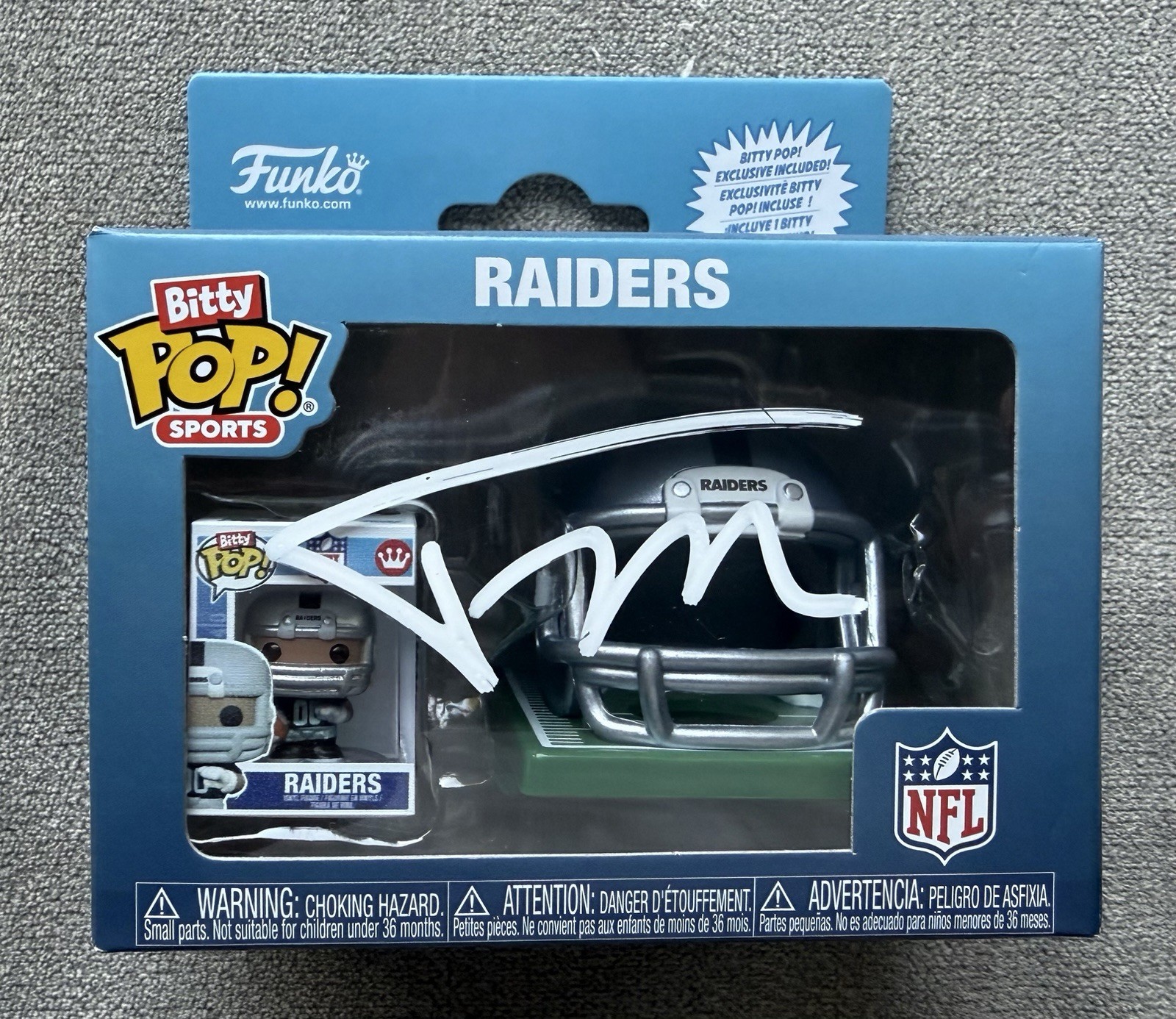 Fernando Mendoza Las Vegas Raiders Signed/Autographed Bitty Funko POP W/ COA 🔥