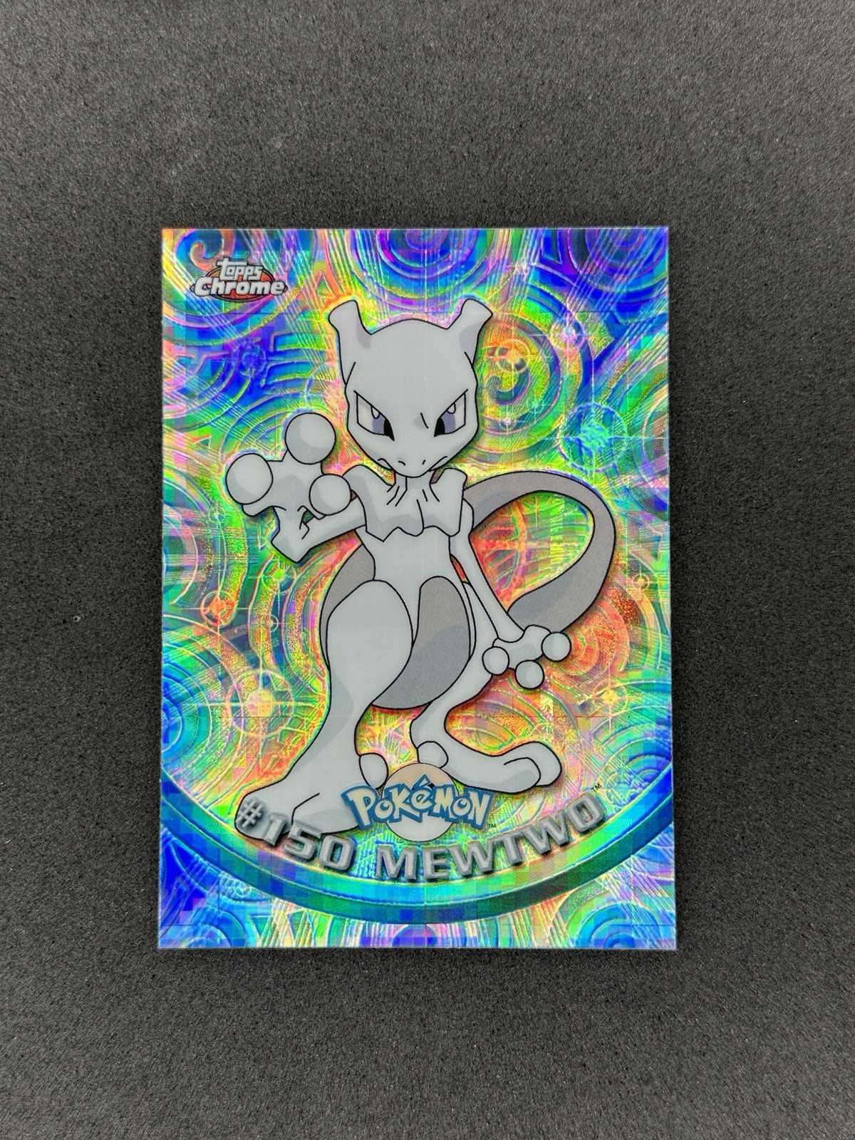 2000 Topps Chrome Pokemon MEWTWO #150 T.V. Tekno Chrome Series 2 GRAIL CHASE 🔥 