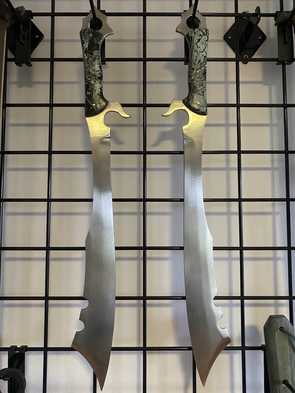Zombie Tools Inspired Short Swords By Wed Beem Lonely Wolf Forge. Voodoo Resin