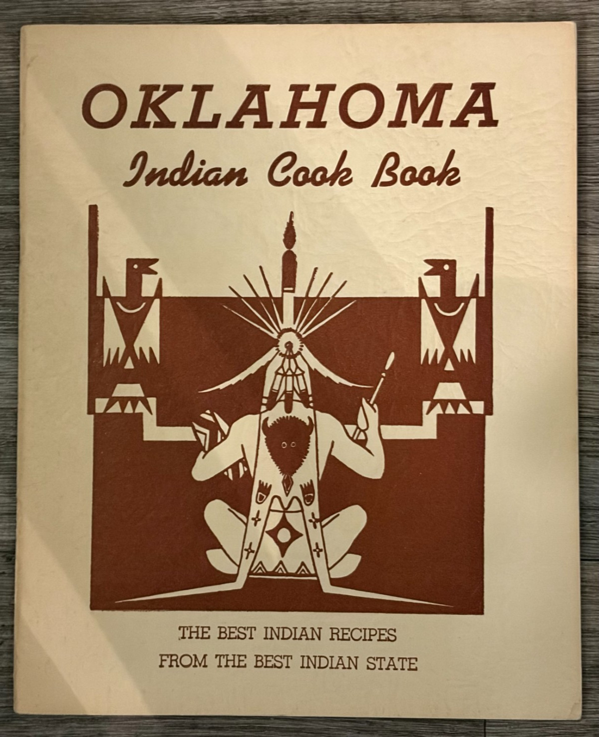 SCARCE-ACEE BLUE EAGLE, ILLUS'T'R-OKLAHOMA INDIAN COOK BOOK-VINTAGE-1ST ED. 1956 SCARCE-ACEE BLUE EAGLE, ILLUS'T'R-OKLAHOMA INDIAN COOK BOOK-VINTAGE-1ST ED. 1956