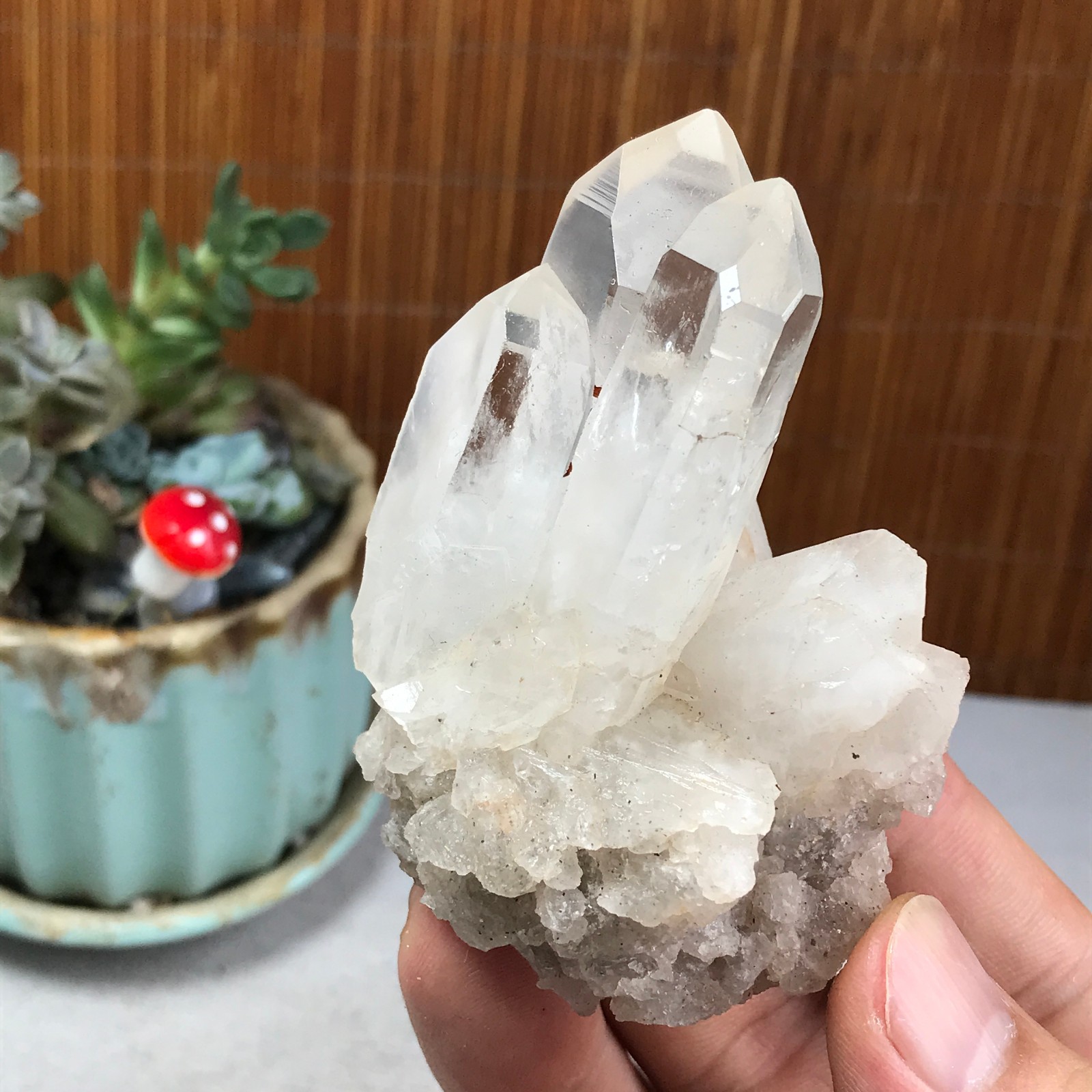 77-54-43mm Natural crystal clusters pretty Quartz Mineral Specimen 146g A6228