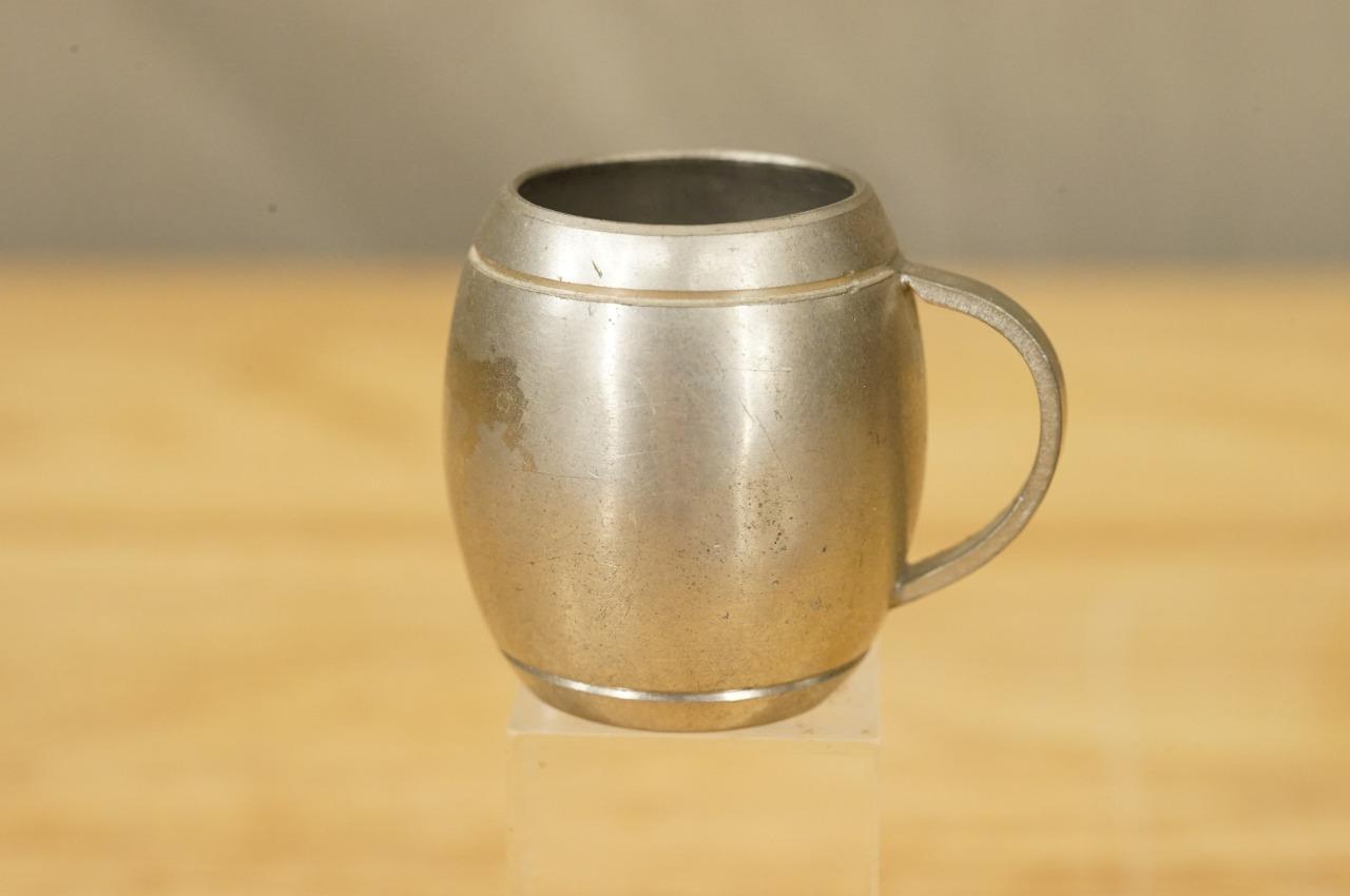 Vintage Metawa Pewter Holland Miniature Metalware Beer Stein Mug 1-3/8\