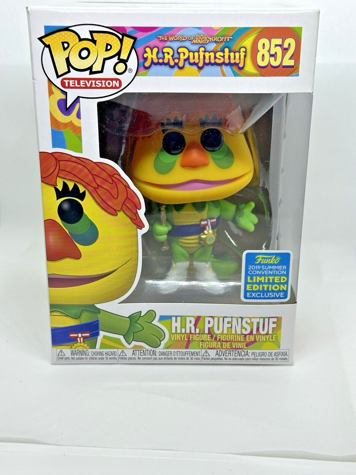 Funko Pop Television: Kroft H.R. Pufnstuf #852 SDCC 2019 Limited Edition Exclus