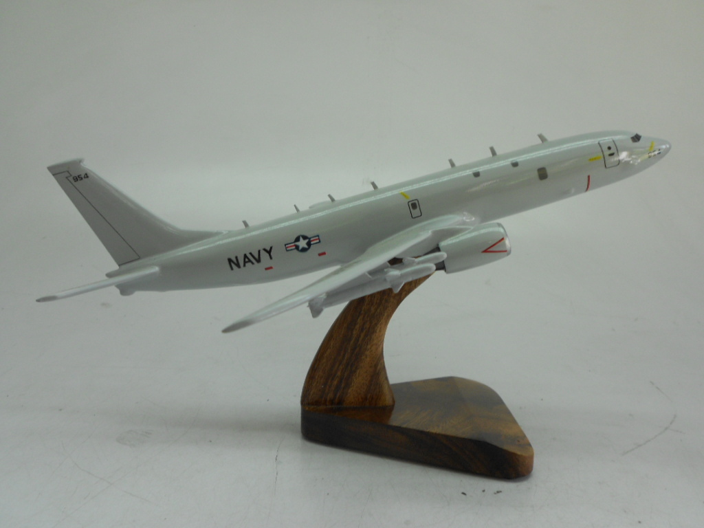 P-8-A Poseidon Boeing P8 Airplane Desktop Wood Model Regular 