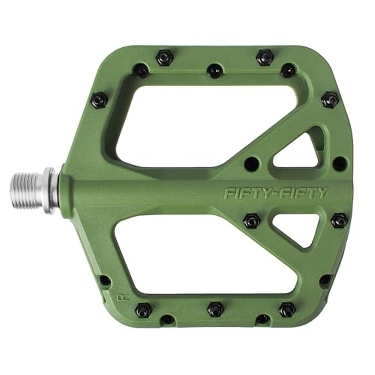 FIFTY-FIFTY Mountain Bike Pedals, Non-Slip MTB Nylon Composite Flat Pedals