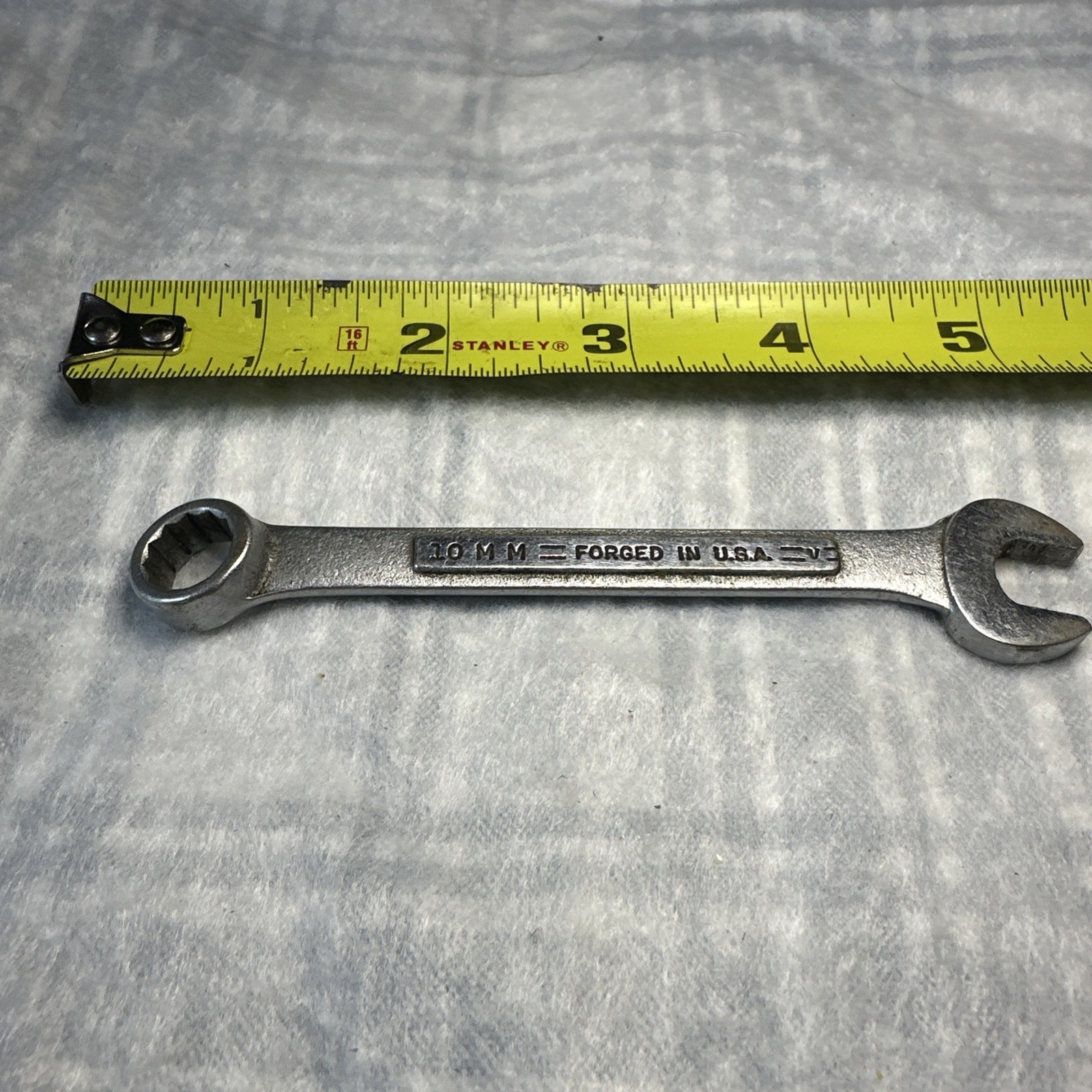 Vintage Craftsman 10mm Combination Wrench =V= Forging USA Made Hand Tool
