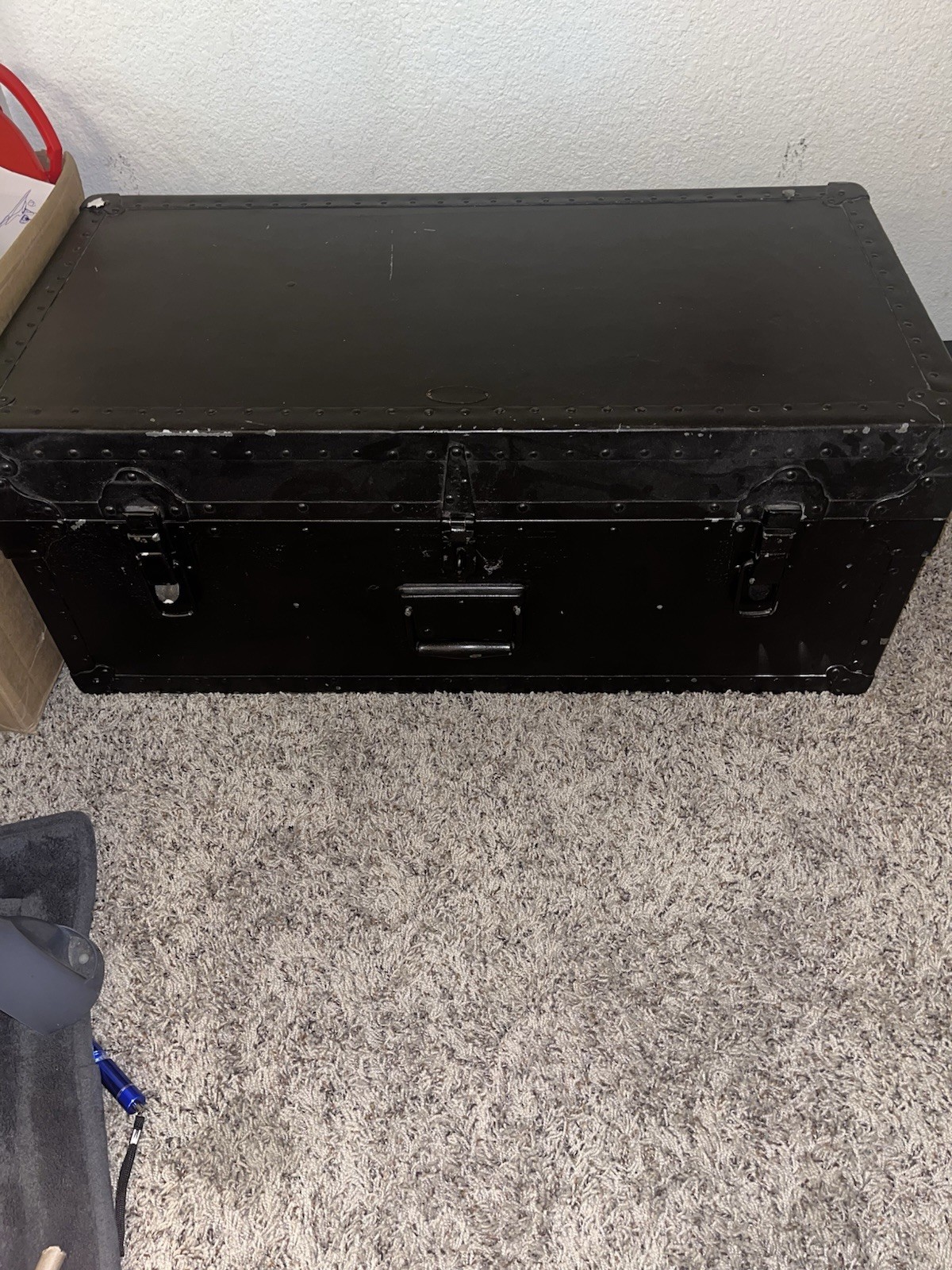 1940 WWII US Military Footlocker Trunk American Hardware Co
