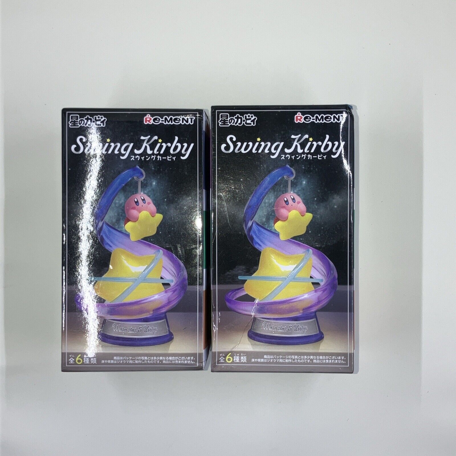 Boxed Kirby SWING KIRBY of the star / 3, Waddle Dee & Kirby / Figure Japan(2PK)