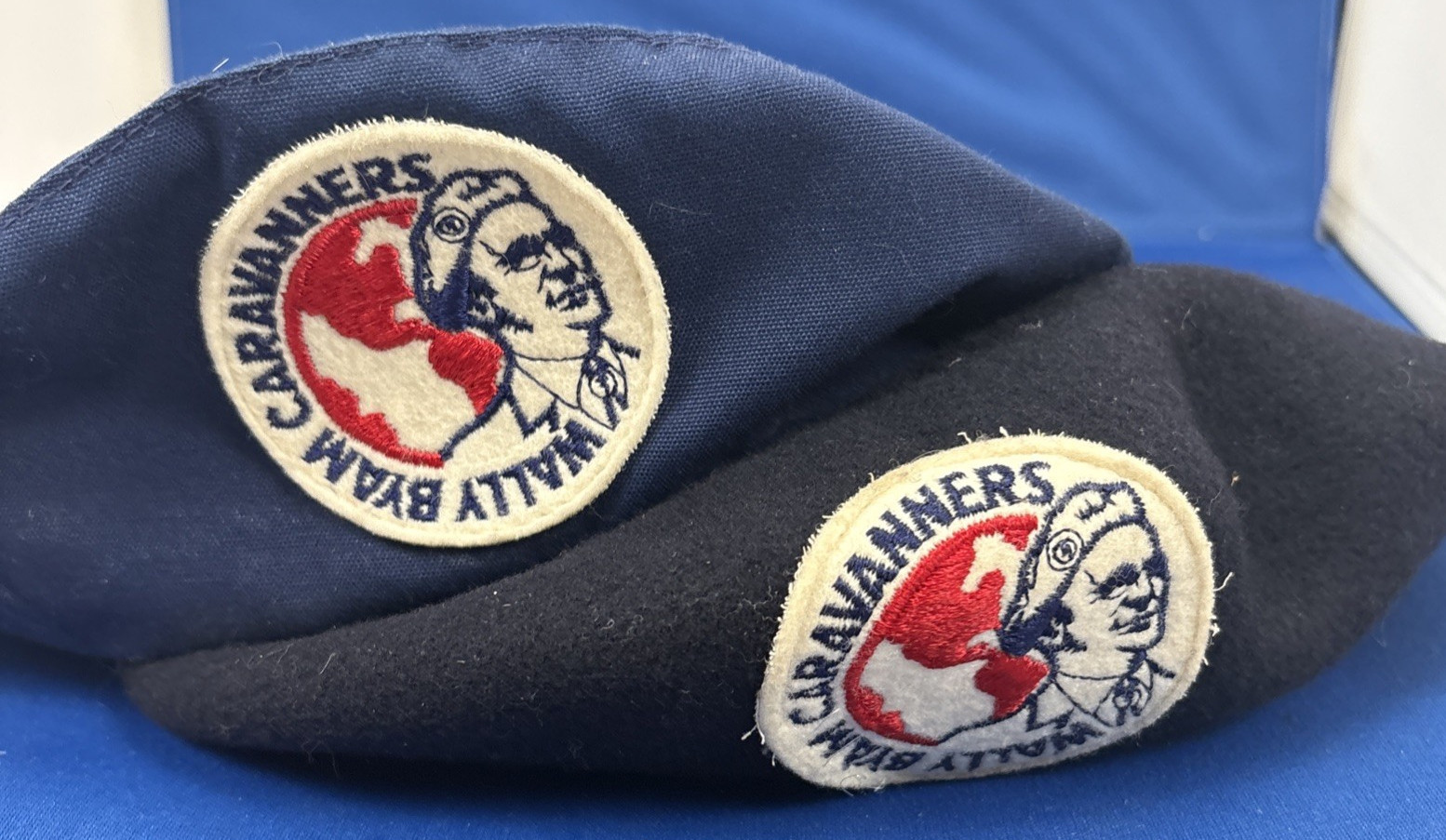 Vintage Wally Byam Caravanners Beret Hats Lot of 2