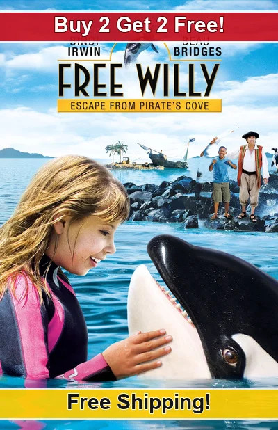 Free Willy Escape from Pirate\'s Cove 2010-01 11x17 Movie TV Show Poster
