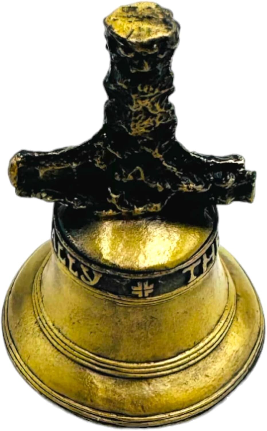 Whydah Pirate Ship Bell – Antique Gold Brass Replica, 2.7\ Whydah Pirate Ship Bell – Antique Gold Brass Replica, 2.7\