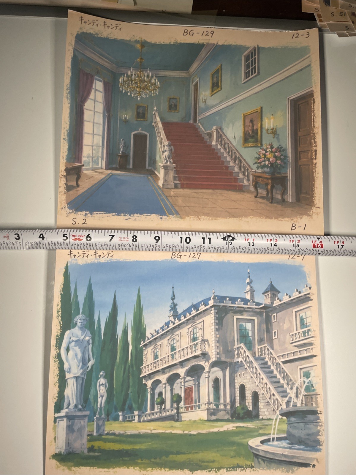 CANDY CANDY Anime Cel Animation Art BACKGROUND Print Japan Manga Art R Vtg R