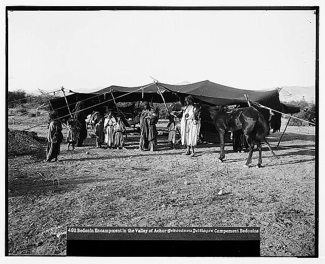 Photo:Jericho Jordan 1900s Bedouin Encampment Tent Camel Valley of Achor