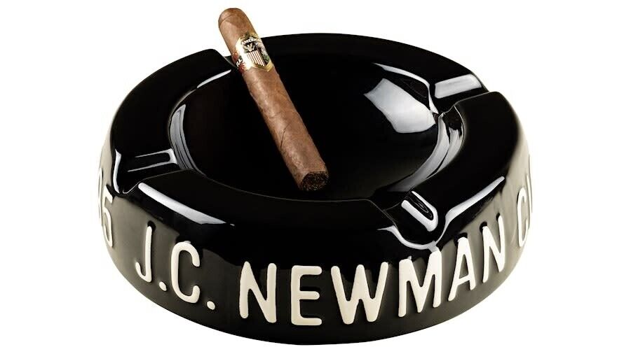 JC Newman Vintage Cigar Ashtray - Black