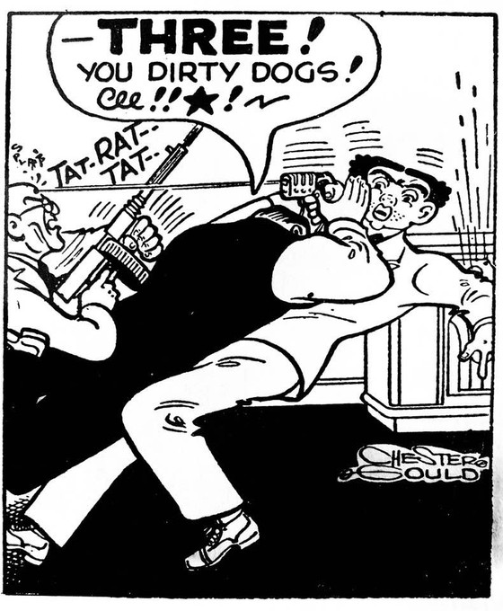 DICK TRACY lot of 5 vintage 1980s 70+ pages comic strip BOOKS by Chester Gould