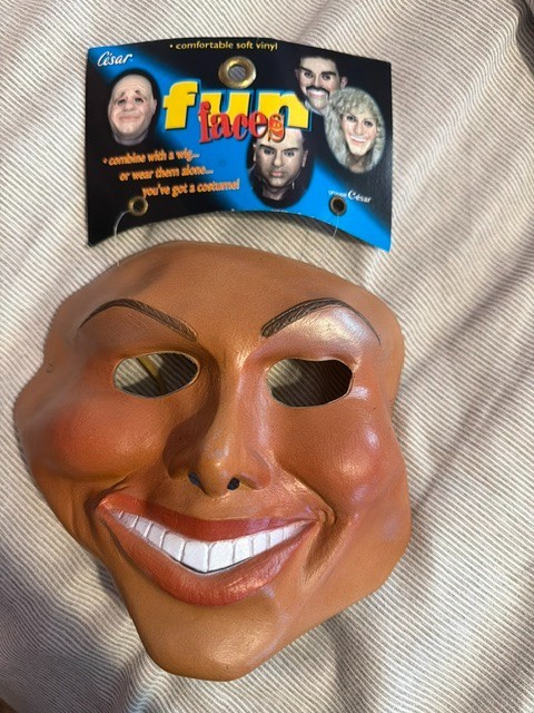 Vintage Cesar Jane mask- The Purge soft vinyl horror prop with tags