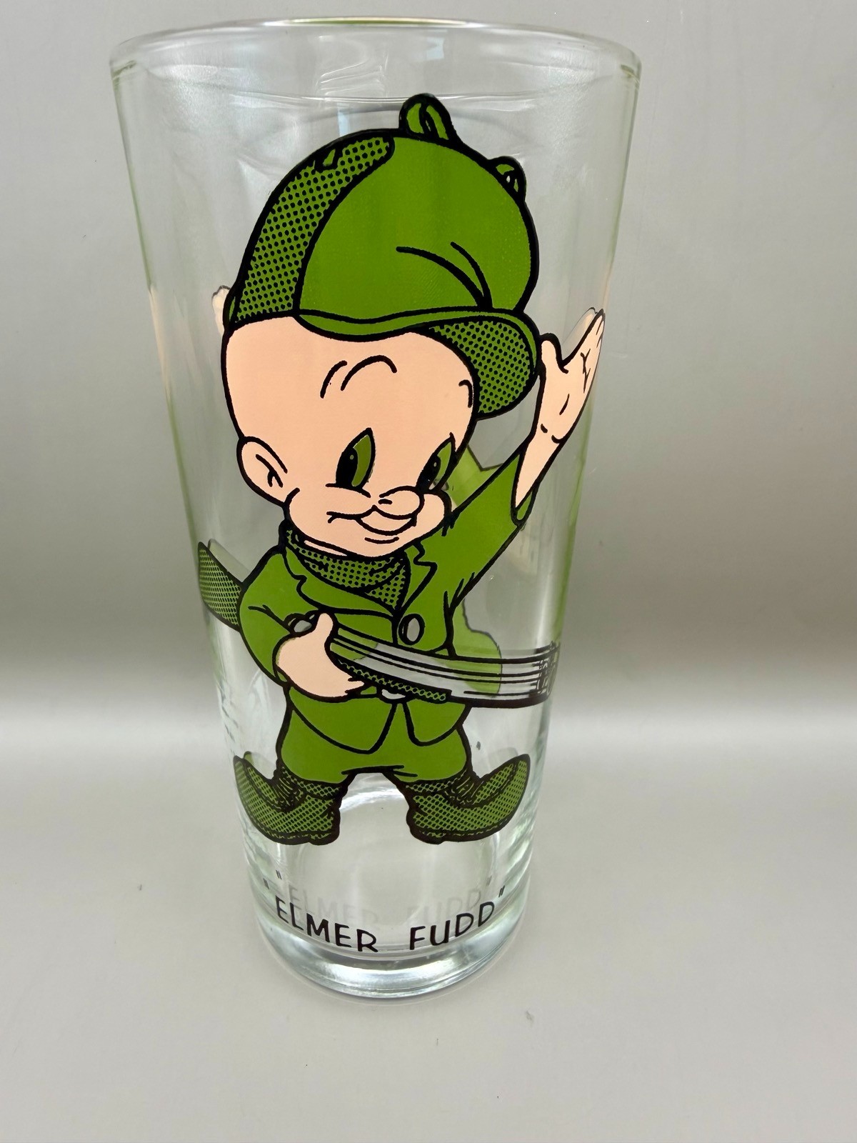 Pepsi Collector Series Glass Elmer Fudd Warner Bros 1973 Vintage 6.25in Pepsi Collector Series Glass Elmer Fudd Warner Bros 1973 Vintage 6.25in