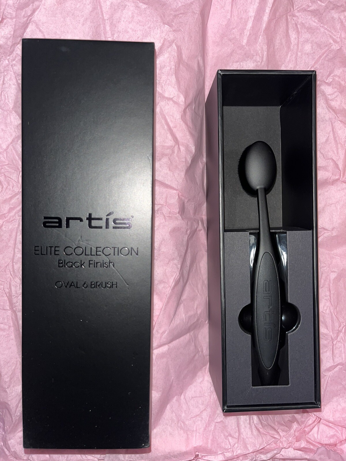 Artis Elite Collection Black Finish Oval 6 RARE. BRAND NEW IN BOX