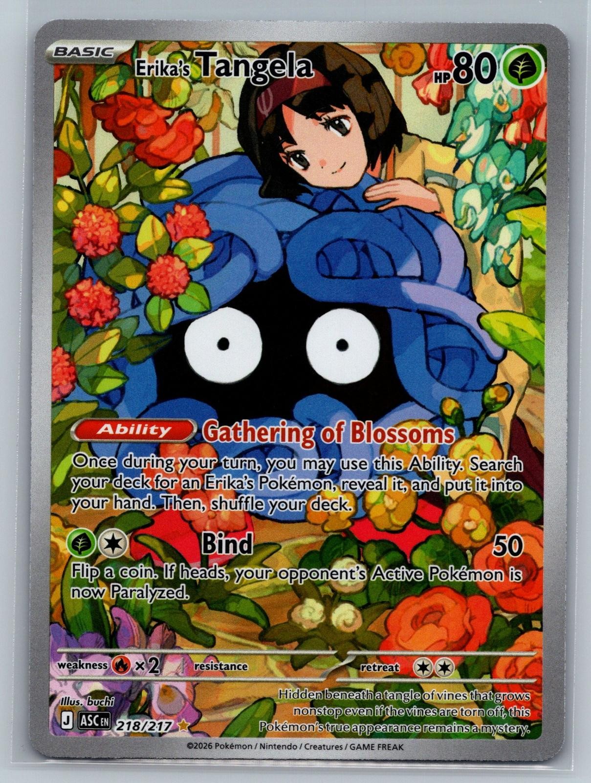 ME: Ascended Heroes #218/217 Erika\'s Tangela