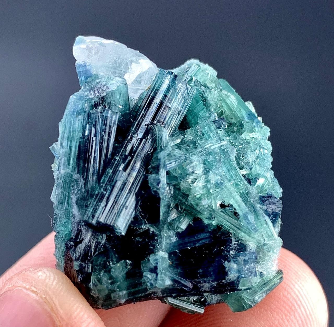 53 Carat Indicolite Tourmaline Crystal Specimen From Afghanistan