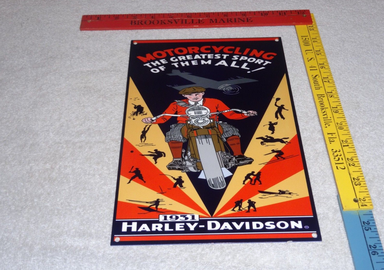 VINTAGE 1931 HARLEY DAVIDSON SPORT RIDING 12\