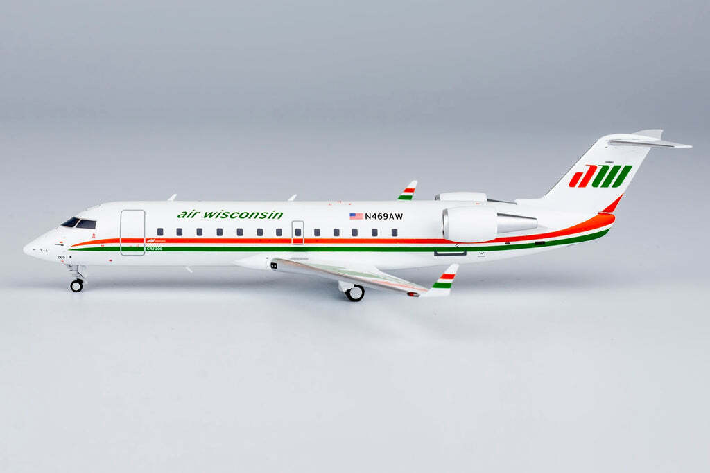 NG 52066 Air Wisconsin United Bombardier CRJ-200 N469AW Diecast 1/200 Jet Model