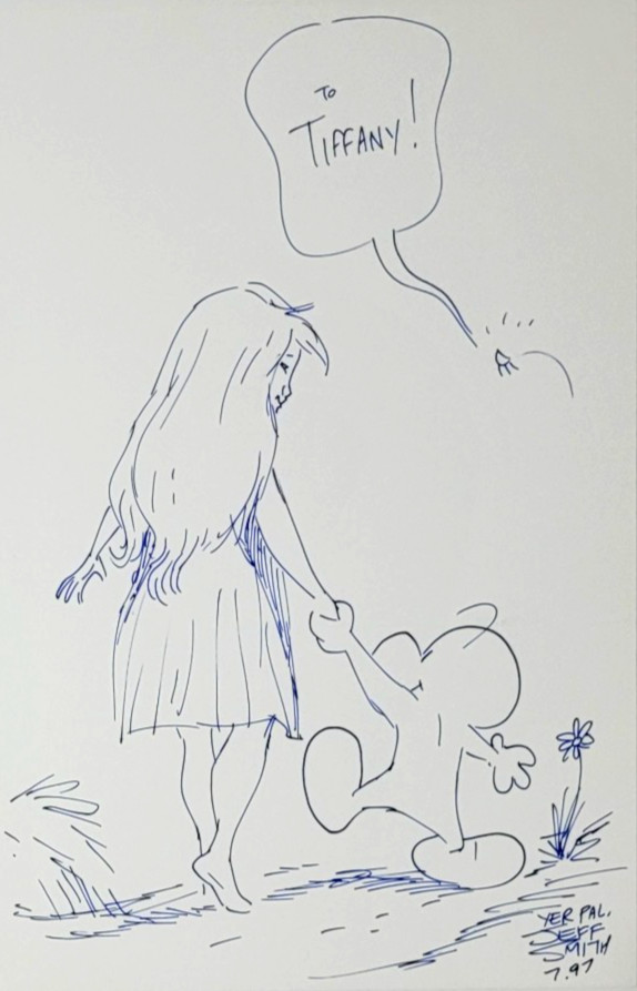 RARE~ Jeff SMITH ~BONE & THORN HARVESTAR + ~ Original Drawing~ 1990's
