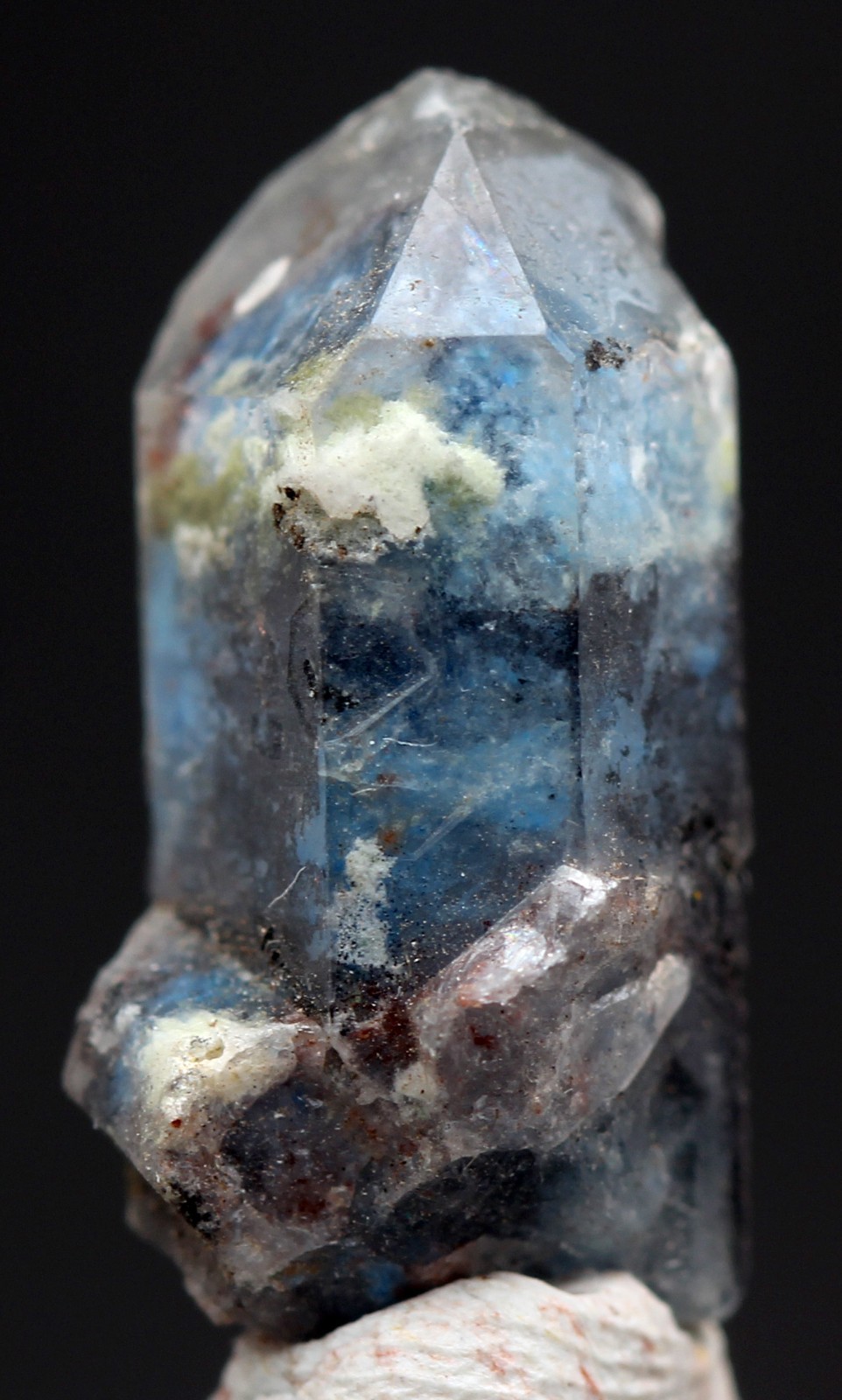 RARE PAPAGOITE QUARTZ Crystal Cluster Mineral Specimen MESINA MINE SOUTH AFRICA