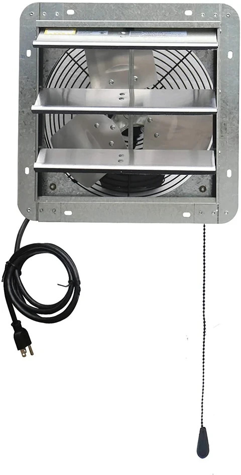 iLiving 12 inch Shutter Exhaust Attic Garage Fan, for Ventilation