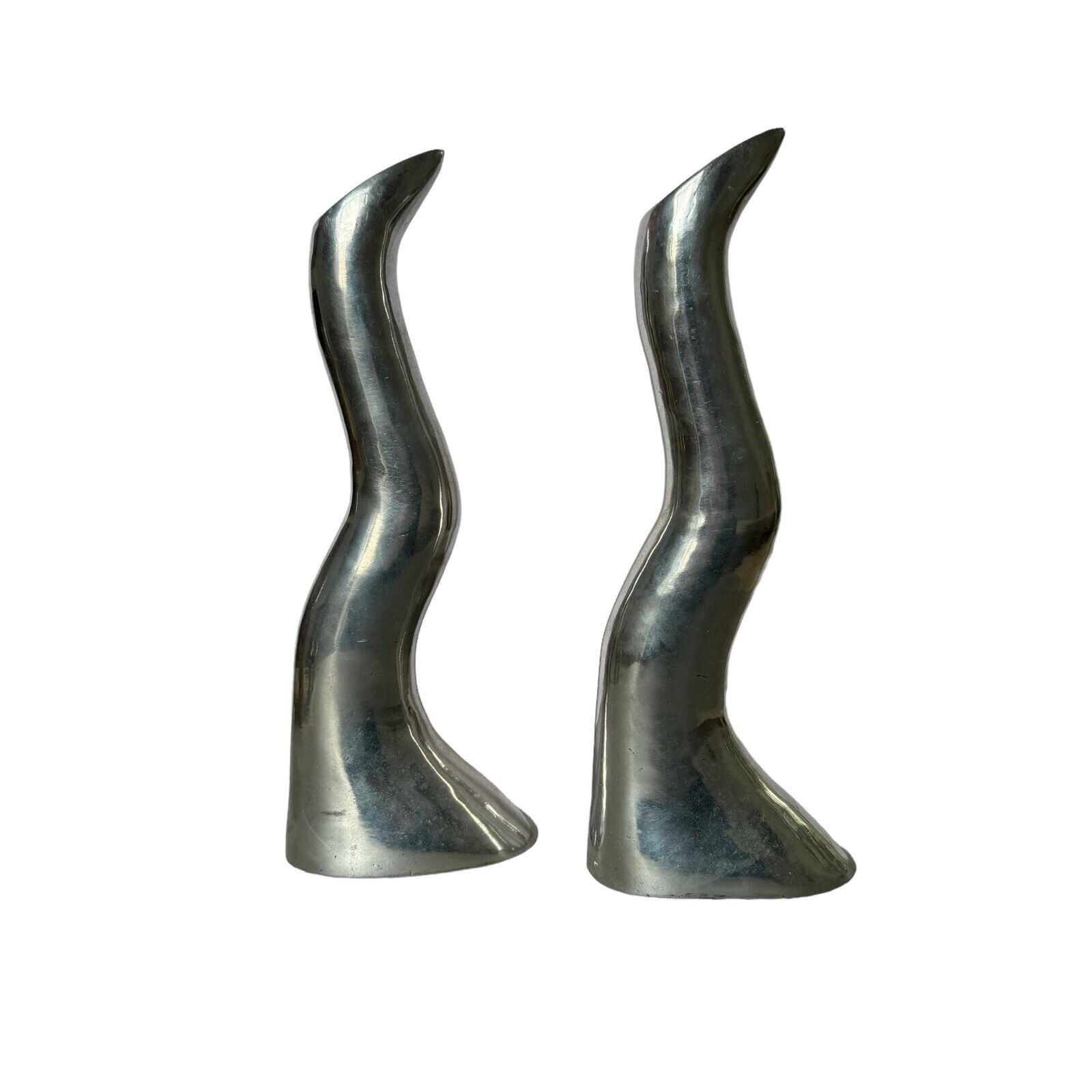 Modernist Aluminum Candle Holders by Anna Everlund 12