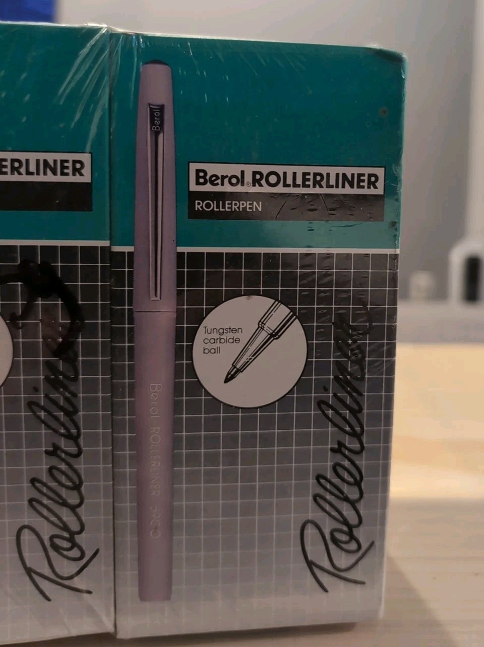 Vintage 6-Packs Of 12 Total Of 72 Berol Rollerliner Black 5903 Roller Pen 
