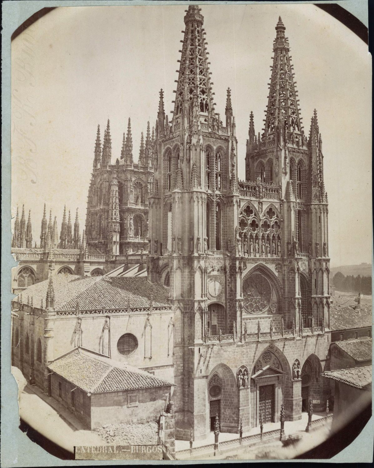 Spain, Burgos, Cathedral of Santa María de Burgos Vintage Tirage print, shot