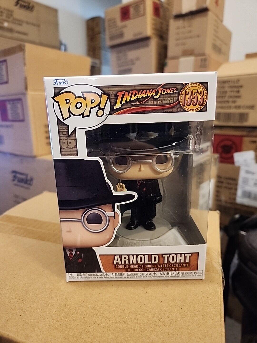 Funko POP Arnold Toht #1353 Indiana Jones Raiders of the Lost Ark Mint