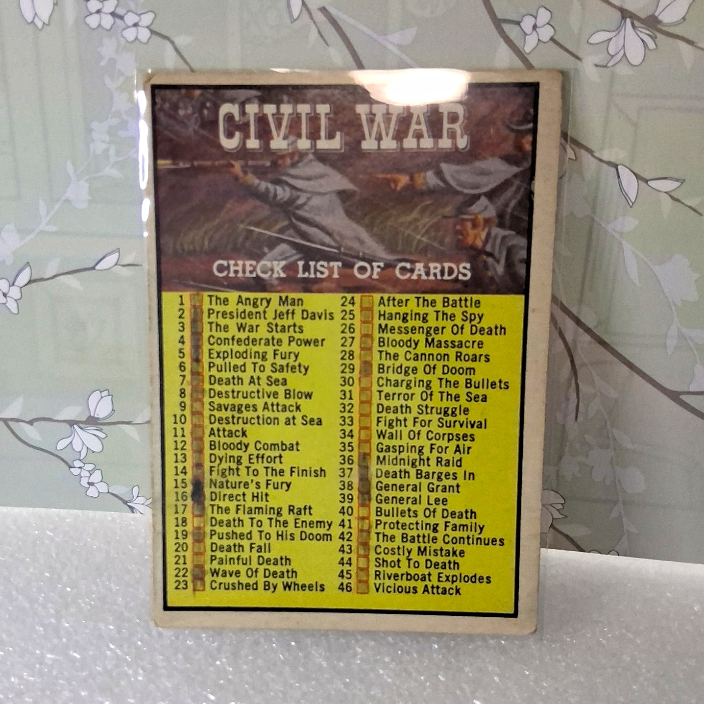 Civil War Confederate Money Checklist #88 President Jeff Davis Trading Card